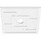 Ekena Millwork Knox Architectural Grade PVC Contemporary Ceiling Medallion, 20"OD x 3"ID x 7"C x 1"P CMP20KX-03000 - alternate 4